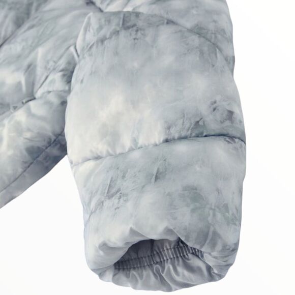 ZARA Kids | Blue Gray | WATER REPELLENT TIE-DYE EFFECT PUFFER COAT - Picture 5 of 9